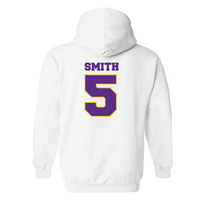 LSU - NCAA Women's Basketball : Sa'Myah Smith - Hooded Sweatshirt Sports Shersey