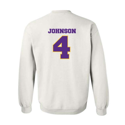 LSU - NCAA Women's Basketball : Flaujae Johnson - Crewneck Sweatshirt Sports Shersey