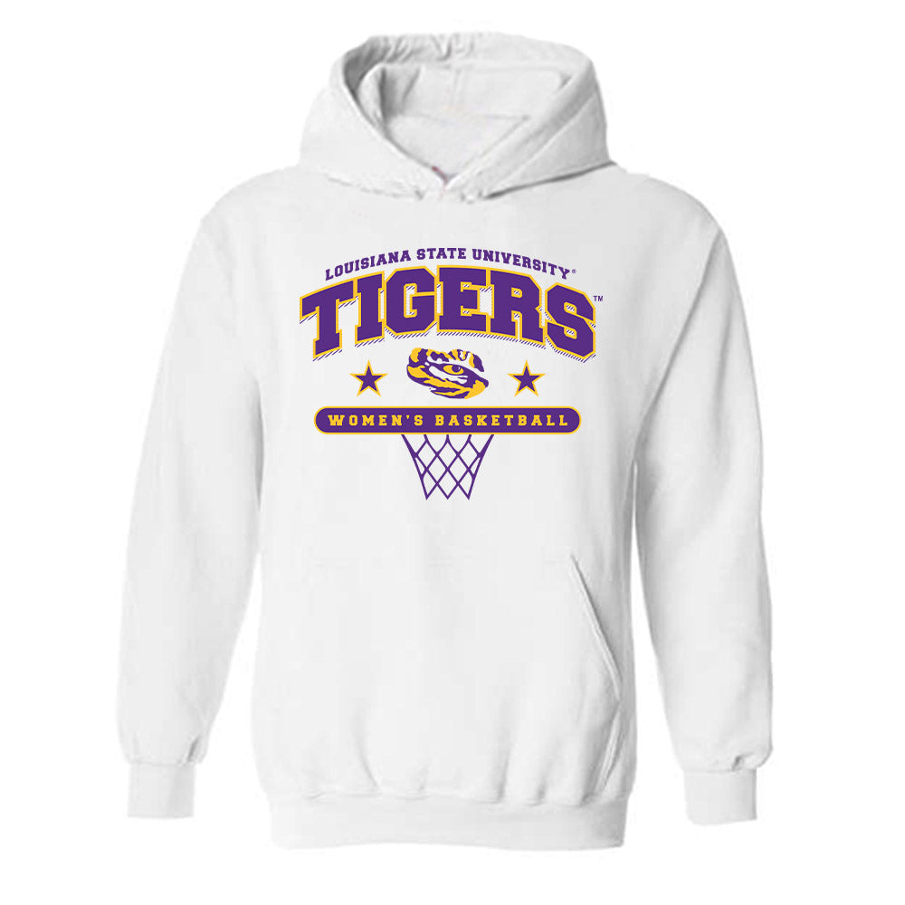 LSU - NCAA Women's Basketball : Sa'Myah Smith - Hooded Sweatshirt Sports Shersey