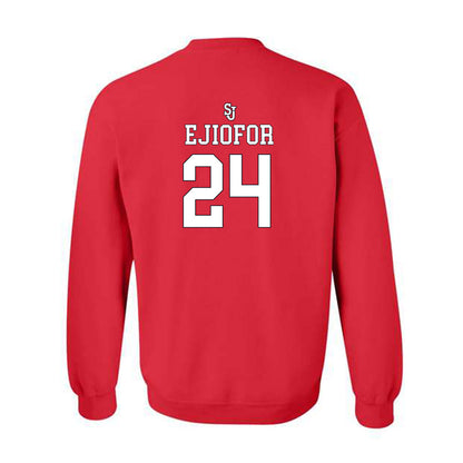 St. Johns - NCAA Men's Basketball : Zuby Ejiofor - Crewneck Sweatshirt Sports Shersey