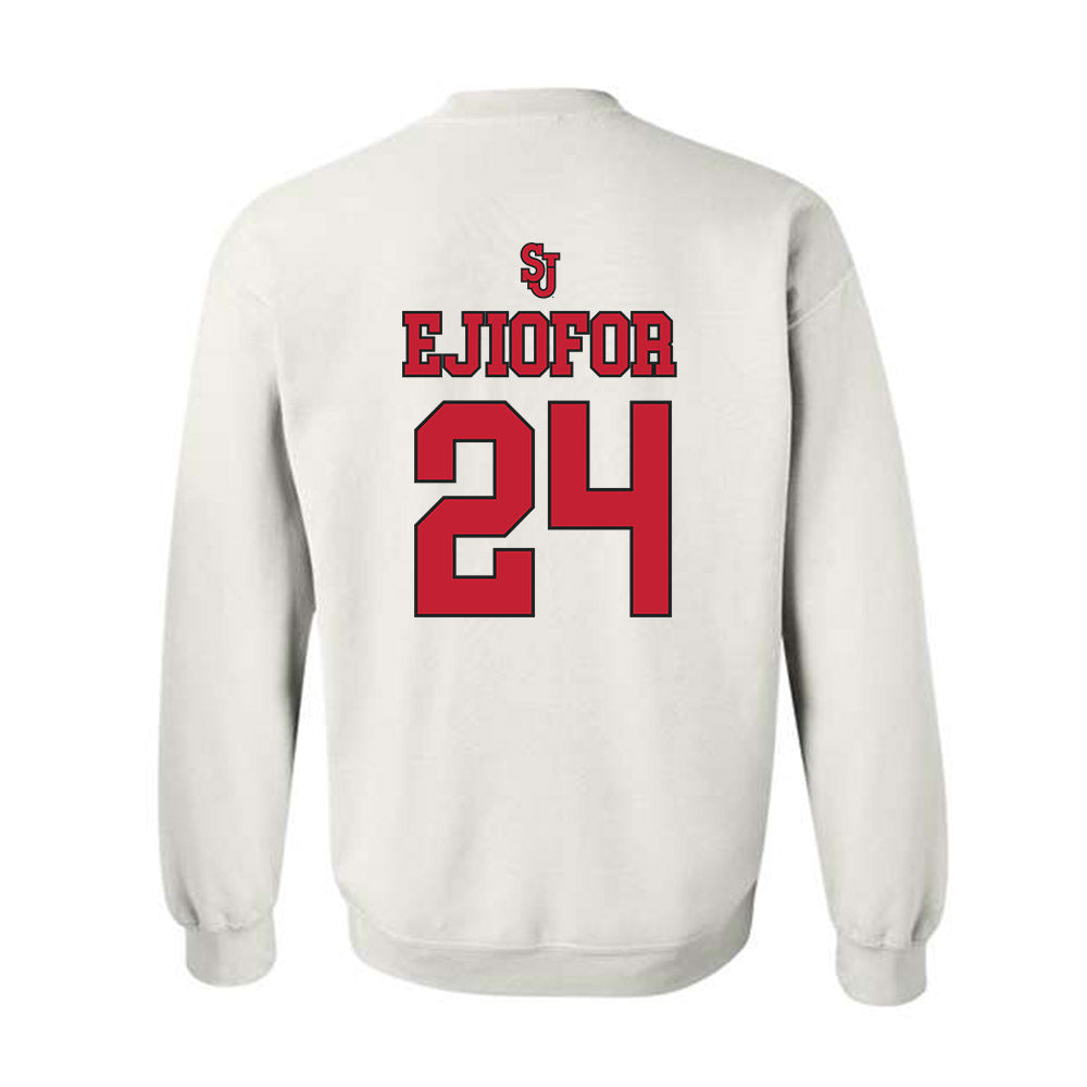 St. Johns - NCAA Men's Basketball : Zuby Ejiofor - Crewneck Sweatshirt Sports Shersey