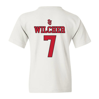 St. Johns - NCAA Men's Basketball : Simeon Wilcher - Youth T-Shirt Sports Shersey