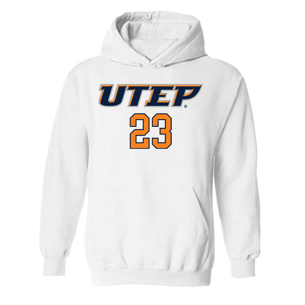 UTEP - NCAA Men's Basketball : Otis Frazier III - Hooded Sweatshirt Replica Shersey