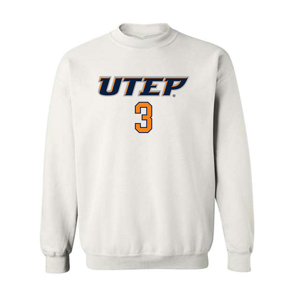 UTEP - NCAA Men's Basketball : Baylor Hebb - Crewneck Sweatshirt Replica Shersey