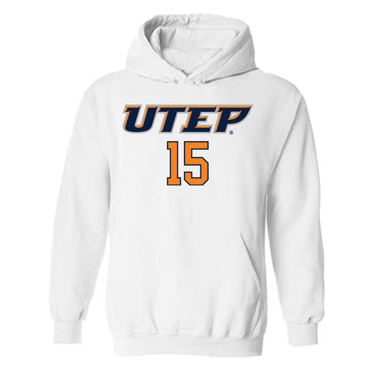 UTEP - NCAA Men's Basketball : Antwonne Holmes - Hooded Sweatshirt Replica Shersey