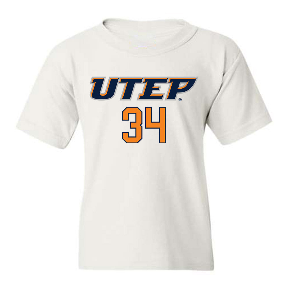 UTEP - NCAA Men's Basketball : Kevin Kalu - Youth T-Shirt Replica Shersey