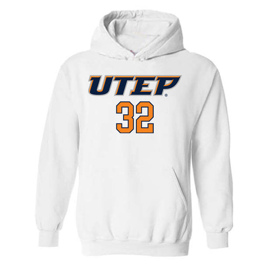 UTEP - NCAA Men's Basketball : Derick Hamilton - Hooded Sweatshirt Replica Shersey