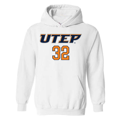 UTEP - NCAA Men's Basketball : Derick Hamilton - Hooded Sweatshirt Replica Shersey