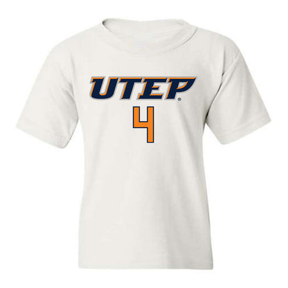 UTEP - NCAA Men's Basketball : Corey Camper Jr - Youth T-Shirt Replica Shersey