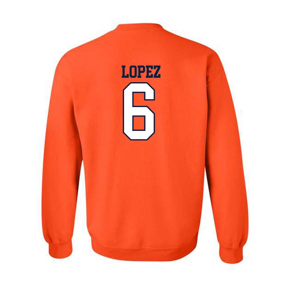 UTEP - NCAA Softball : Jordyn Lopez - Crewneck Sweatshirt Classic Shersey