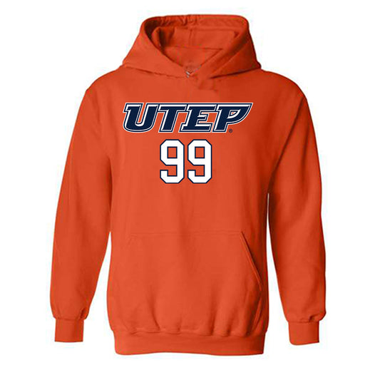 UTEP - NCAA Football : Sione Tonga'uiha Hooded Sweatshirt