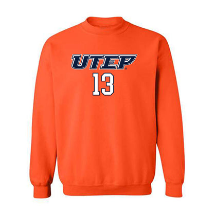 UTEP - NCAA Softball : Halle Hogan - Crewneck Sweatshirt Classic Shersey