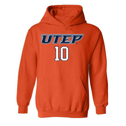 UTEP - NCAA Women's Basketball : Zhane Thompson - Hooded Sweatshirt Classic Shersey