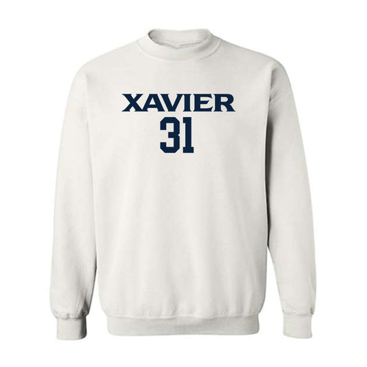 Xavier - NCAA Men's Basketball : Ian Sabourin - Crewneck Sweatshirt Classic Shersey