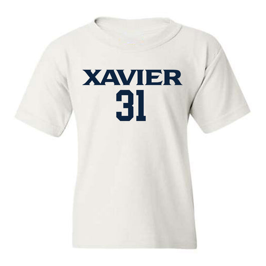 Xavier - NCAA Men's Basketball : Ian Sabourin - Youth T-Shirt Classic Shersey