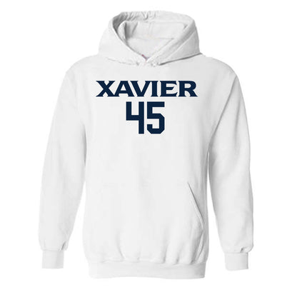 Xavier - NCAA Men's Basketball : Brad Colbert - Hooded Sweatshirt Classic Shersey