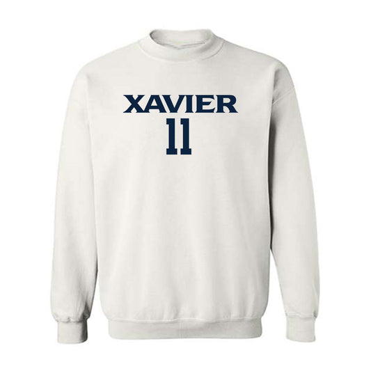 Xavier - NCAA Women's Basketball : Aby Shubert - Crewneck Sweatshirt Classic Shersey