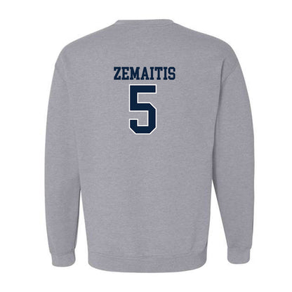 Xavier - NCAA Baseball : Drew Zemaitis - Crewneck Sweatshirt Classic Shersey