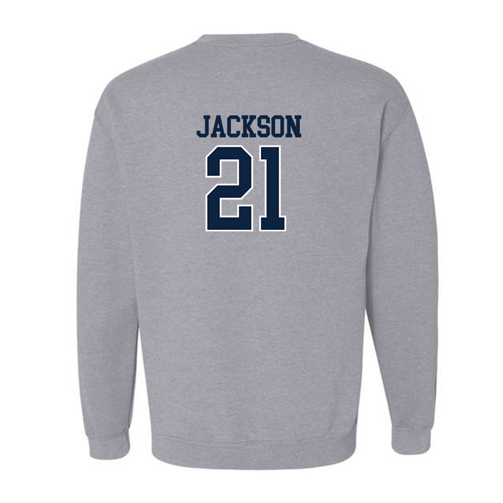 Xavier - NCAA Baseball : Dominic Jackson - Crewneck Sweatshirt Classic Shersey