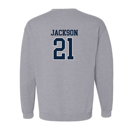 Xavier - NCAA Baseball : Dominic Jackson - Crewneck Sweatshirt Classic Shersey