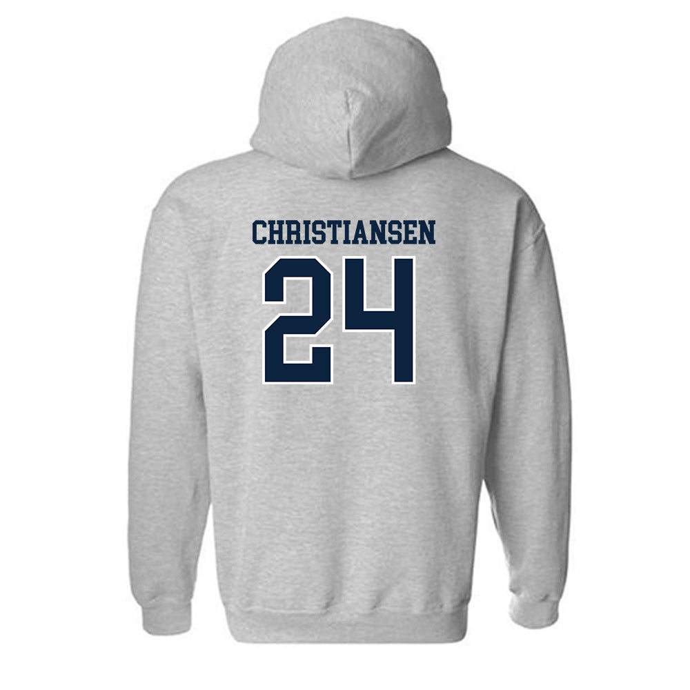 Xavier - NCAA Baseball : Hayden Christiansen - Hooded Sweatshirt Classic Shersey