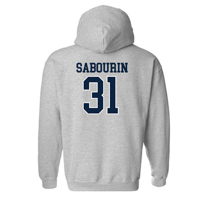 Xavier - NCAA Men's Basketball : Ian Sabourin - Hooded Sweatshirt Classic Shersey