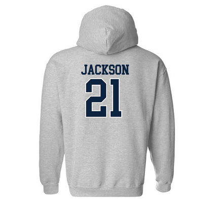 Xavier - NCAA Baseball : Dominic Jackson - Hooded Sweatshirt Classic Shersey