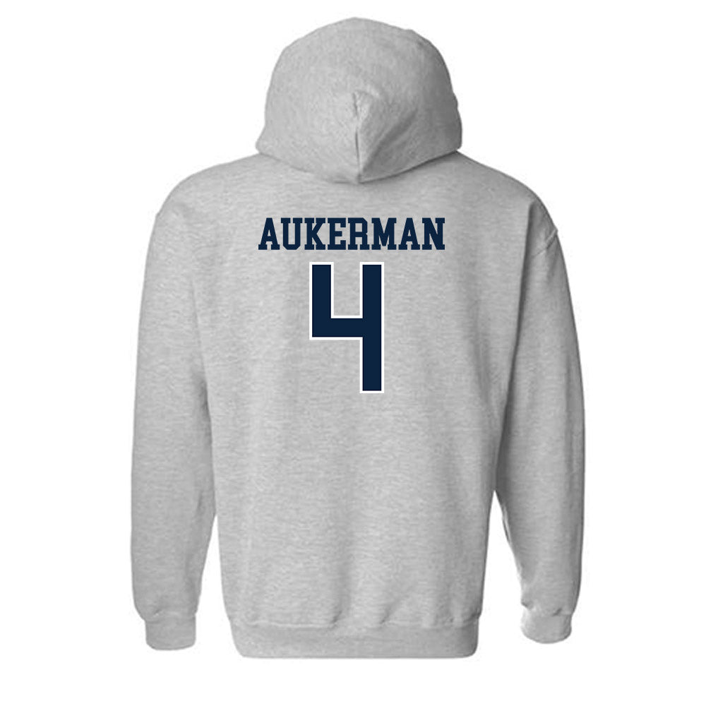 Xavier - NCAA Baseball : Matthew Aukerman - Hooded Sweatshirt Classic Shersey