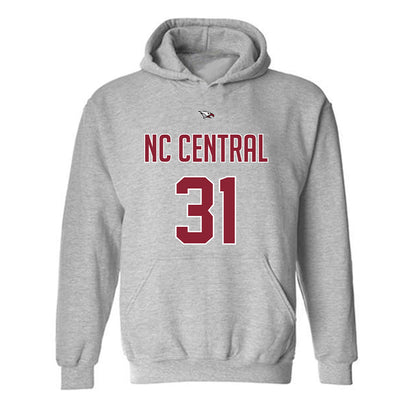 NCCU - NCAA Men's Basketball : Cobey Harraway - Hooded Sweatshirt Classic Shersey