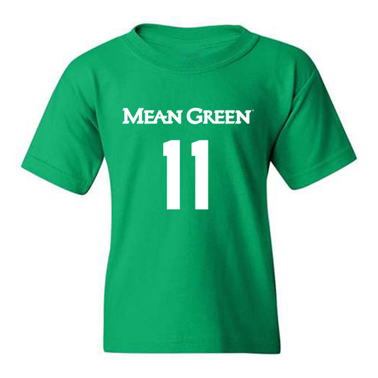 North Texas - NCAA Women's Basketball : Jahcelyn Hartfield - Youth T-Shirt Classic Shersey