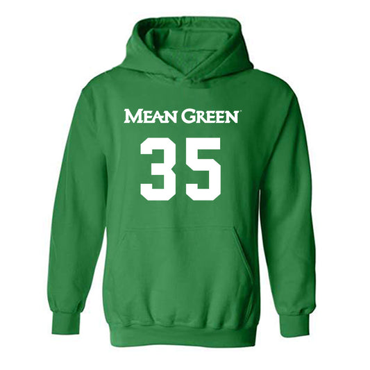 North Texas - NCAA Women's Basketball : Aniyah Johnson - Hooded Sweatshirt Classic Shersey