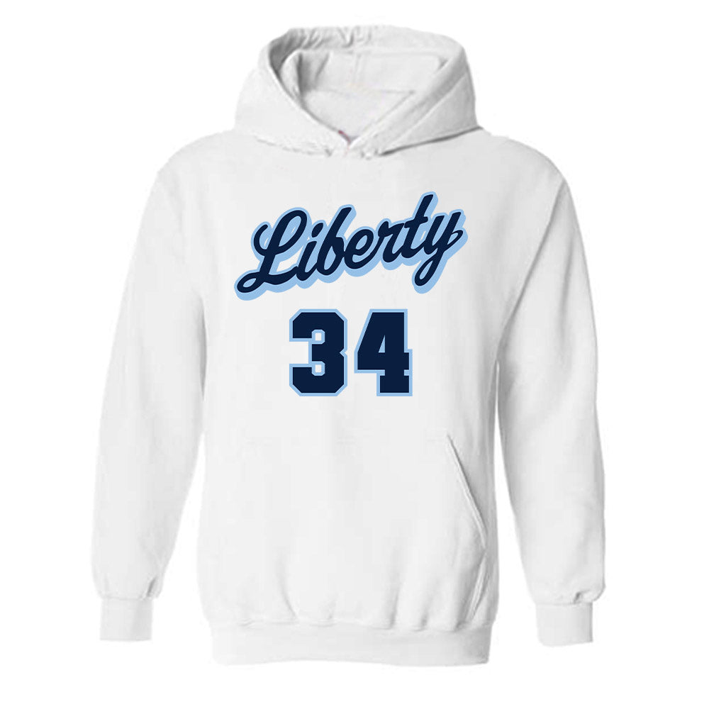 Liberty - NCAA Men's Basketball : Ben Southerland - Hooded Sweatshirt Classic Shersey