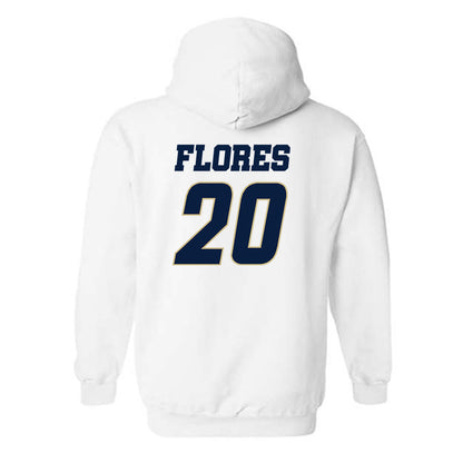 Oral Roberts - NCAA Men's Soccer : Luis Flores - Hooded Sweatshirt Classic Shersey