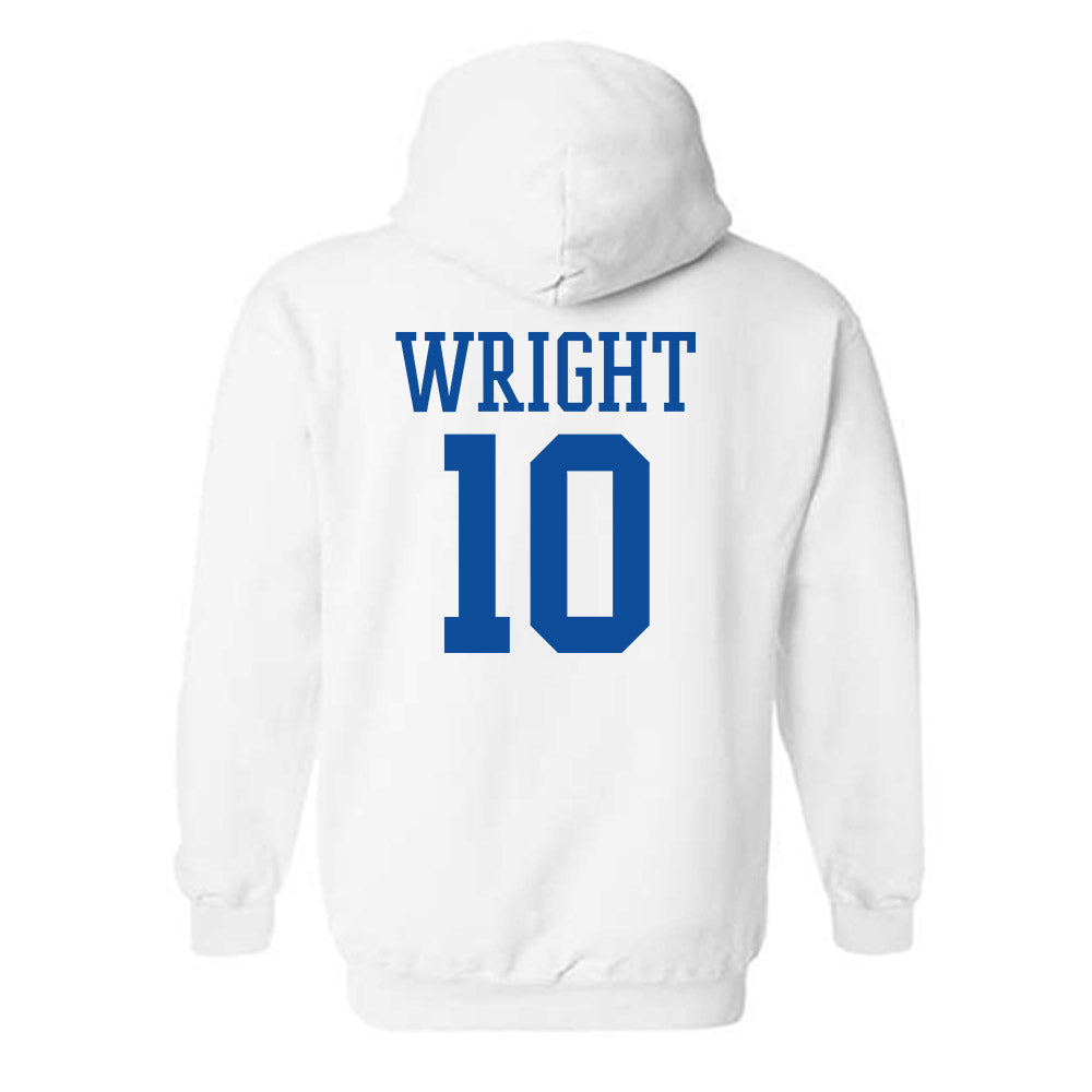 Drake - NCAA Men's Basketball : Atin Wright - Hooded Sweatshirt Classic Shersey