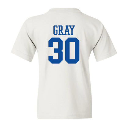 Drake - NCAA Women's Basketball : Taedyn Gray - Youth T-Shirt Classic Shersey