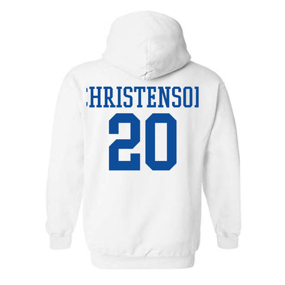 Drake - NCAA Women's Basketball : Emily Christenson - Hooded Sweatshirt Classic Shersey