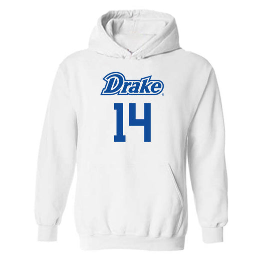 Drake - NCAA Women's Basketball : Anna Miller - Hooded Sweatshirt Classic Shersey