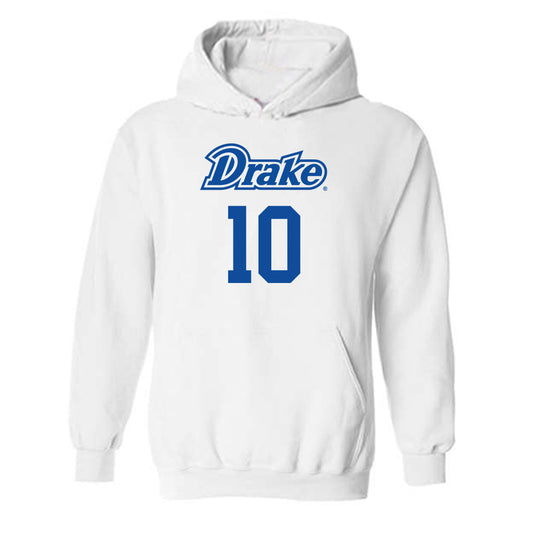 Drake - NCAA Men's Basketball : Atin Wright - Hooded Sweatshirt Classic Shersey