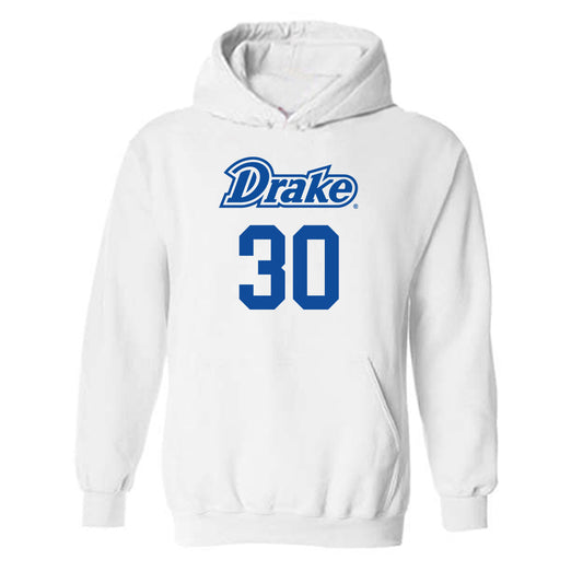 Drake - NCAA Women's Basketball : Taedyn Gray - Hooded Sweatshirt Classic Shersey