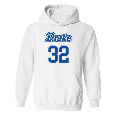 Drake - NCAA Women's Basketball : Courtney Becker - Hooded Sweatshirt Classic Shersey