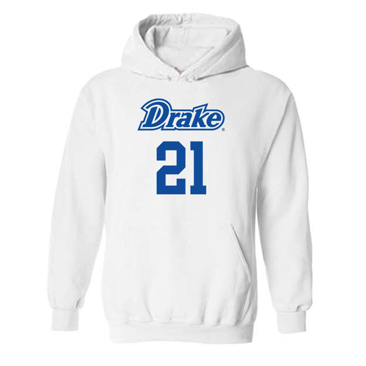 Drake - NCAA Men's Basketball : Andrew Alia - Hooded Sweatshirt Classic Shersey