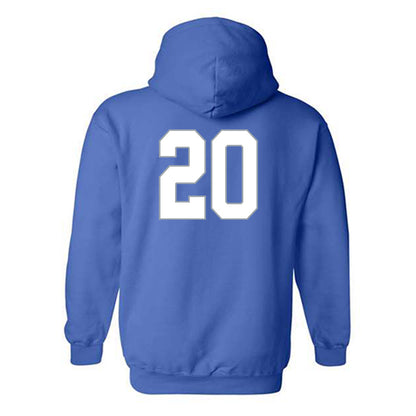 Drake - NCAA Women's Basketball : Emily Christenson - Hooded Sweatshirt Classic Shersey