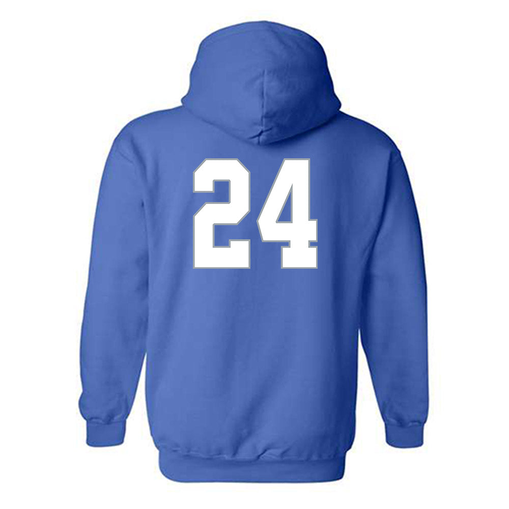 Drake - NCAA Men's Basketball : Nate Ferguson - Hooded Sweatshirt Classic Shersey