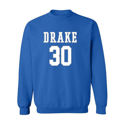 Drake - NCAA Women's Basketball : Taedyn Gray - Crewneck Sweatshirt Classic Shersey