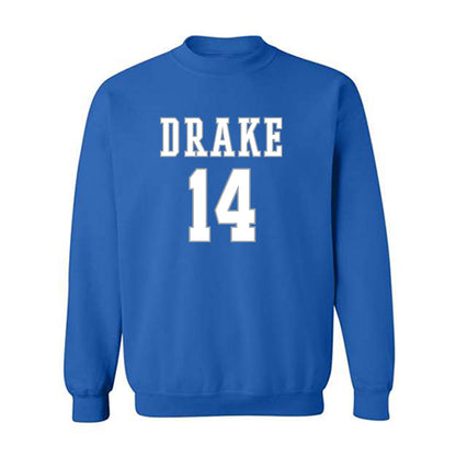 Drake - NCAA Women's Basketball : Anna Miller - Crewneck Sweatshirt Classic Shersey