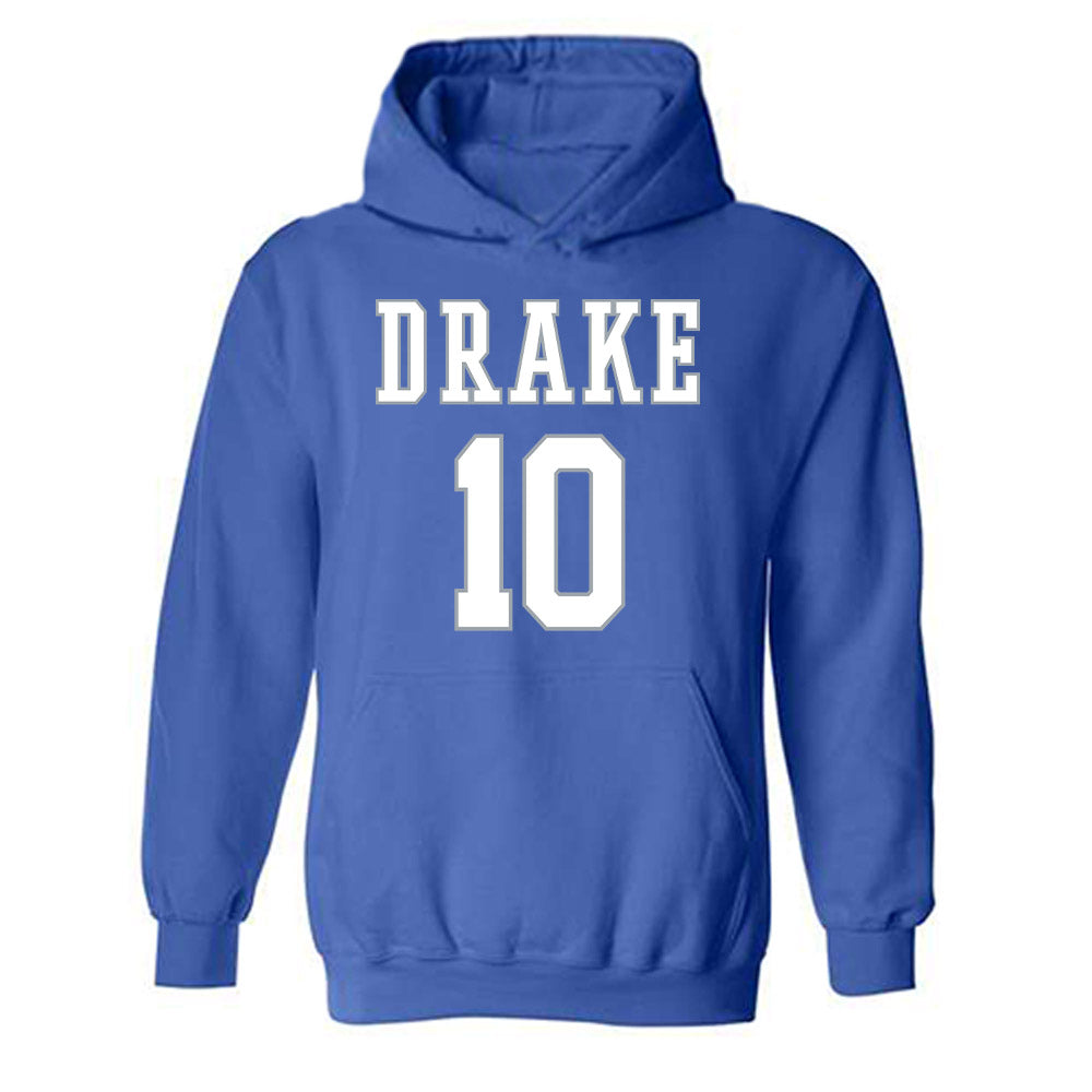 Drake - NCAA Women's Basketball : Katie Dinnebier - Hooded Sweatshirt Classic Shersey