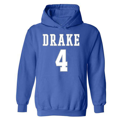 Drake - NCAA Women's Basketball : Shannon Fornshell - Hooded Sweatshirt Classic Shersey