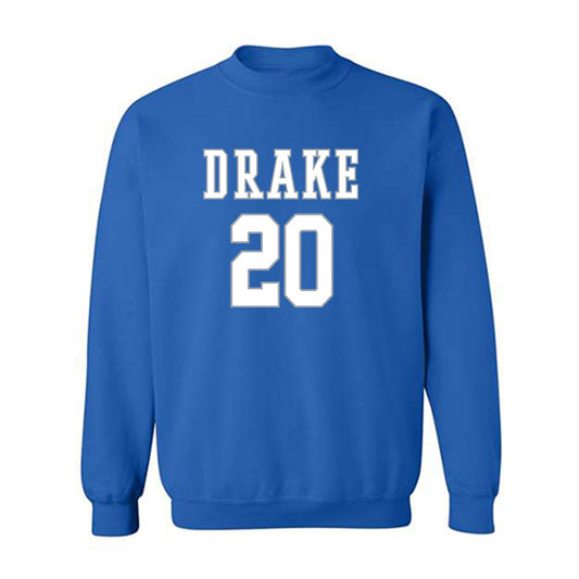 Drake - NCAA Women's Basketball : Emily Christenson - Crewneck Sweatshirt Classic Shersey