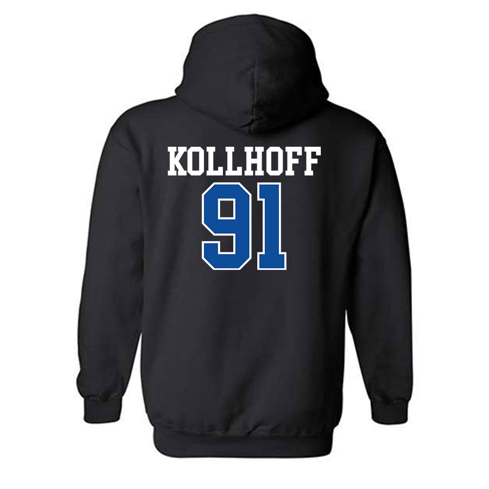 Drake - NCAA Football : Griffin Kollhoff - Hooded Sweatshirt Classic Shersey