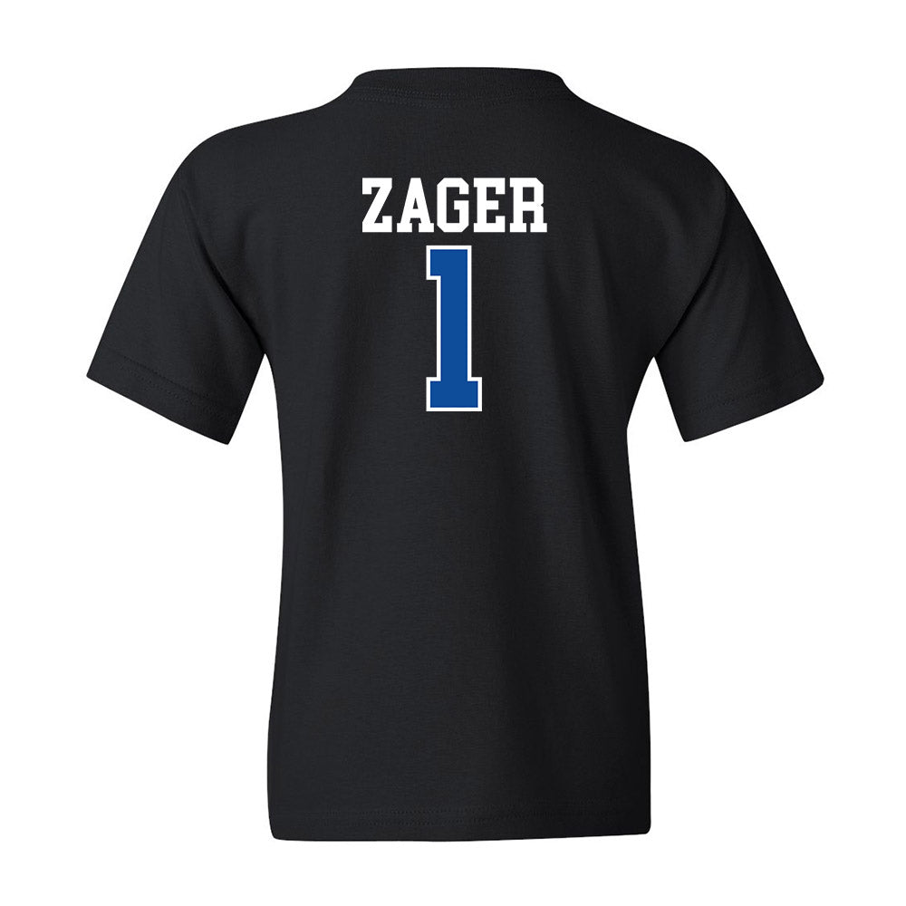 Drake - NCAA Football : Ethan Zager - Youth T-Shirt Classic Shersey